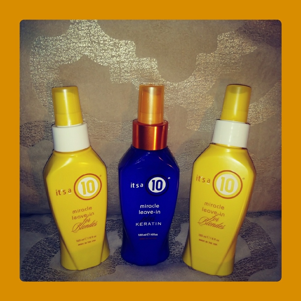 It's a 10⭐Miracle Leave-In+ Keratin/Blondes⭐